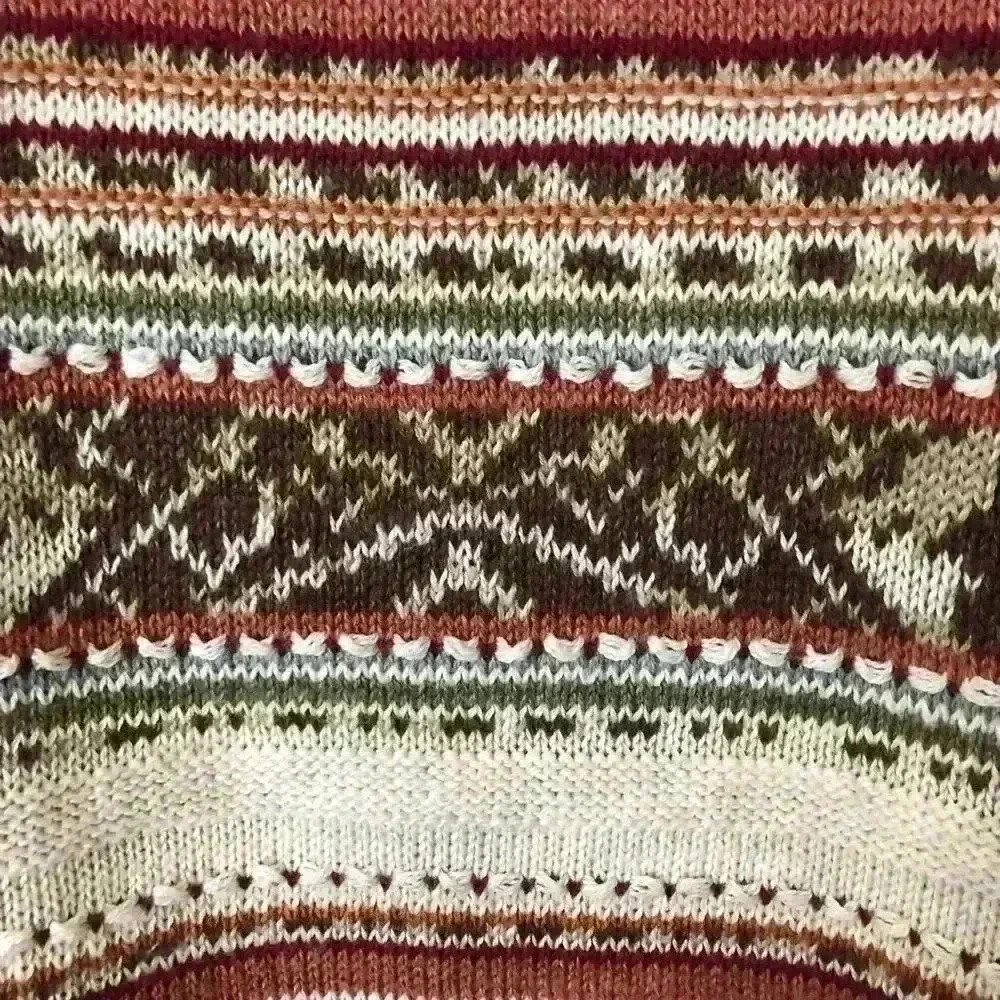 Chaps Women’s Knit Cotton & Linen Blend Top Sweater Size L/G - Picture 6 of 7